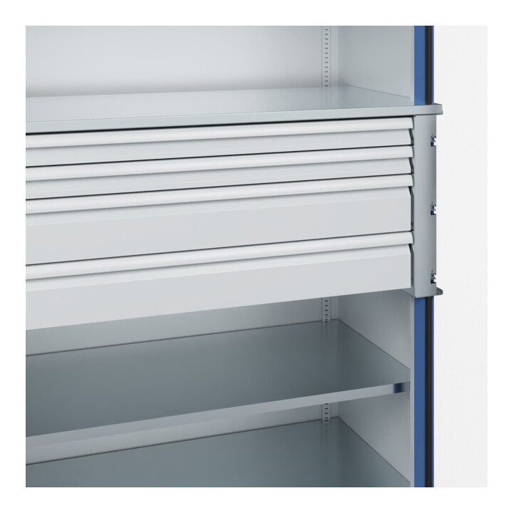 C+P Armoire à charges lourdes Acurado Pro 1950 x 1200 x 600 mm 7035/5023