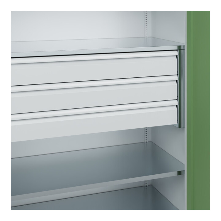 C+P Armoire à charges lourdes Acurado Pro 1950 × 1200 × 600 mm 7035/6011