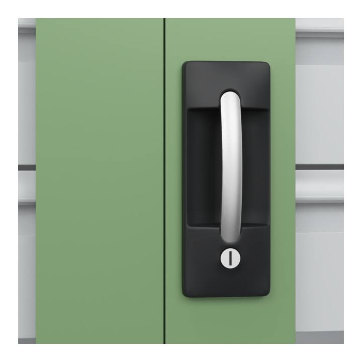 C+P Armoire à charges lourdes Acurado Pro 1950 × 1200 × 600 mm 7035/6011