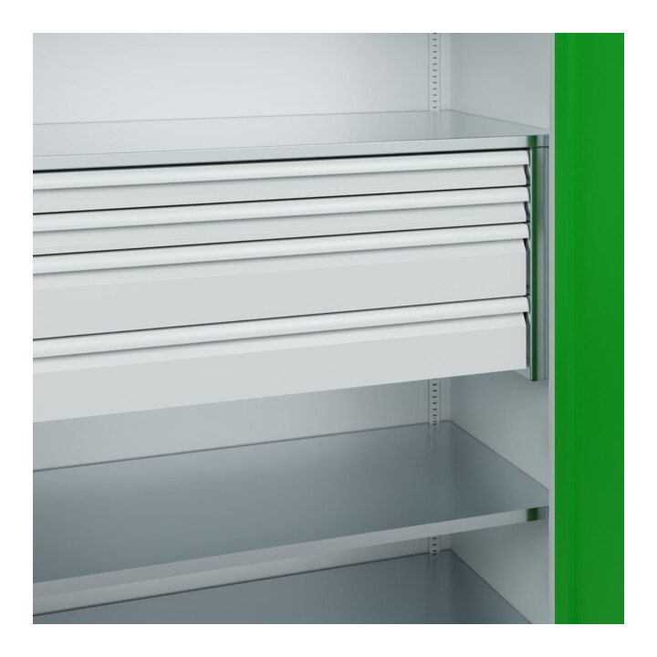 C+P Armoire à charges lourdes Acurado Pro 1950 x 1200 x 600 mm 7035/6037