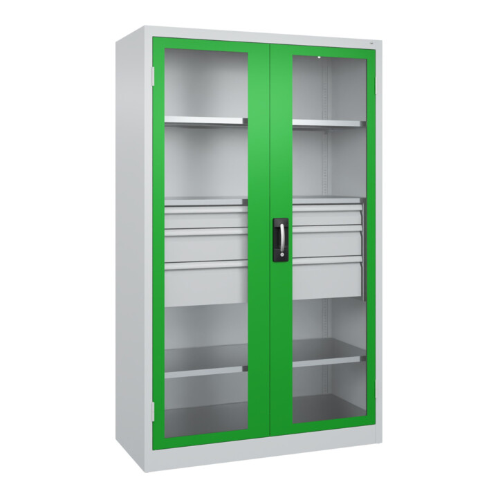 C+P Armoire à charges lourdes Acurado Pro 1950 x 1200 x 600 mm 7035/6037