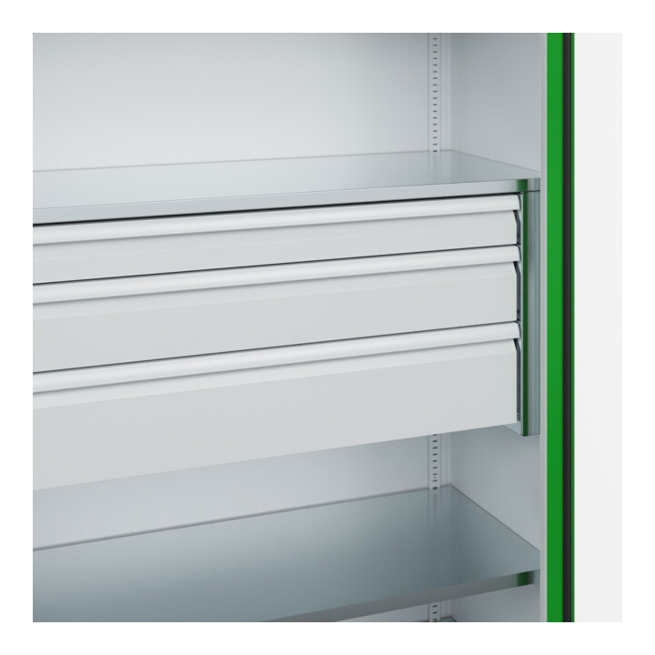 C+P Armoire à charges lourdes Acurado Pro 1950 x 1200 x 600 mm 7035/6037