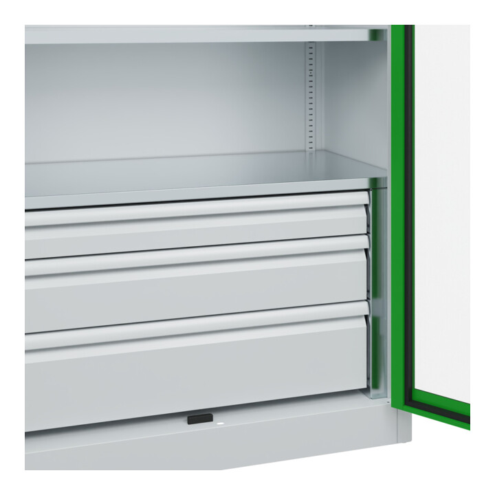 C+P Armoire à charges lourdes Acurado Pro 1950 x 1200 x 600 mm 7035/6037