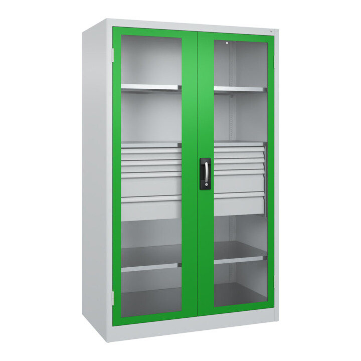 C+P Armoire à charges lourdes Acurado Pro 1950 x 1200 x 600 mm 7035/6037