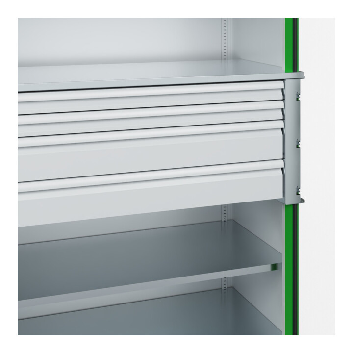 C+P Armoire à charges lourdes Acurado Pro 1950 x 1200 x 600 mm 7035/6037