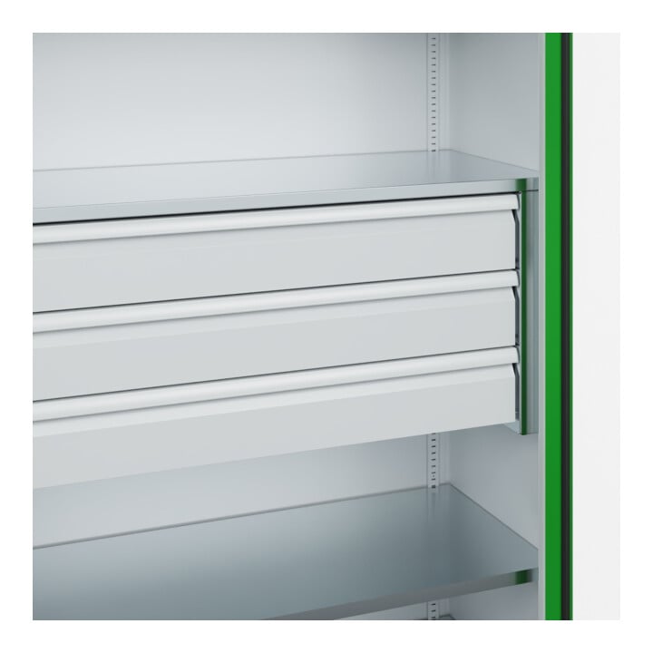 C+P Armoire à charges lourdes Acurado Pro 1950 x 1200 x 600 mm 7035/6037