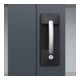 C+P Armoire à charges lourdes Acurado Pro 1950 x 1200 x 600 mm 7035/7016