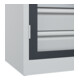 C+P Armoire à charges lourdes Acurado Pro 1950 x 1200 x 600 mm 7035/7016