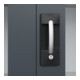 C+P Armoire à charges lourdes Acurado Pro 1950 x 1200 x 600 mm 7035/7016