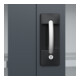 C+P Armoire à charges lourdes Acurado Pro 1950 x 1200 x 600 mm 7035/7016