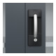C+P Armoire à charges lourdes Acurado Pro 1950 x 1200 x 600 mm 7035/7016