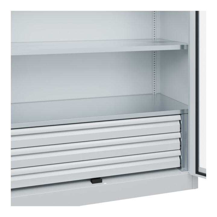 C+P Armoire à charges lourdes Acurado Pro 1950 x 1200 x 600 mm 7035/7035
