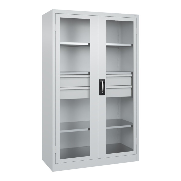 C+P Armoire à charges lourdes Acurado Pro 1950 x 1200 x 600 mm 7035/7035