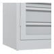 C+P Armoire à charges lourdes Acurado Pro 1950 x 1200 x 600 mm 7035/7035
