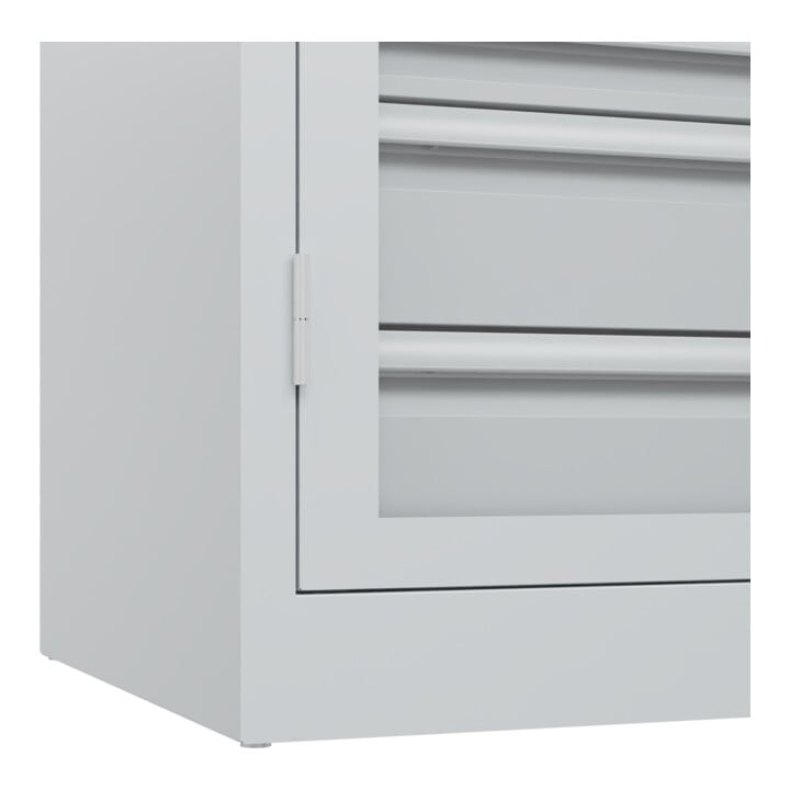 C+P Armoire à charges lourdes Acurado Pro 1950 x 1200 x 600 mm 7035/7035