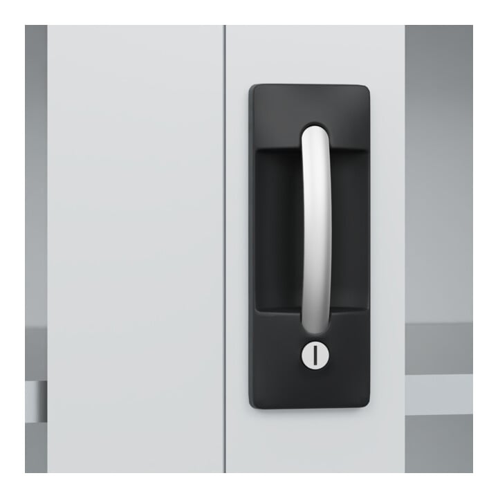 C+P Armoire à charges lourdes Acurado Pro 1950 x 1200 x 600 mm 7035/7035