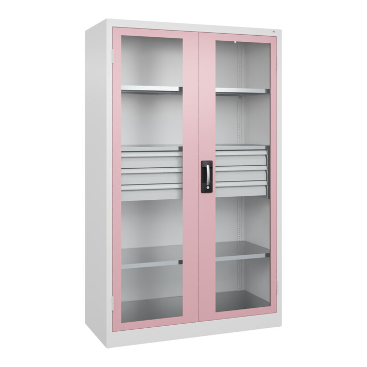 C+P Armoire à charges lourdes Acurado Pro 1950 x 1200 x 600 mm 9016/3015