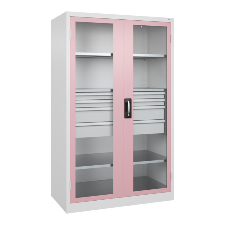C+P Armoire à charges lourdes Acurado Pro 1950 x 1200 x 600 mm 9016/3015