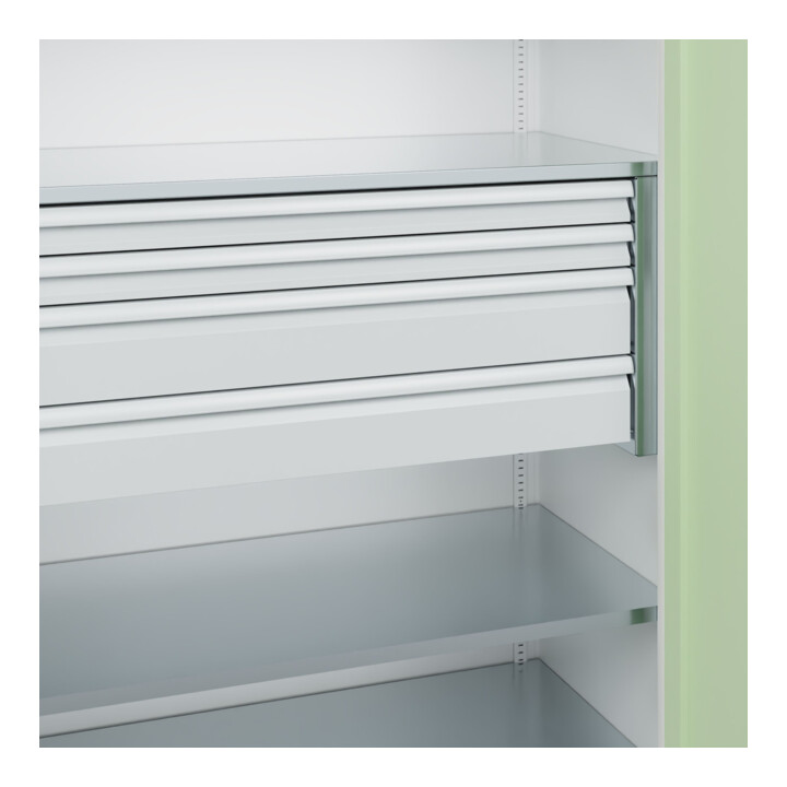 C+P Armoire à charges lourdes Acurado Pro 1950 x 1200 x 600 mm 9016/6019