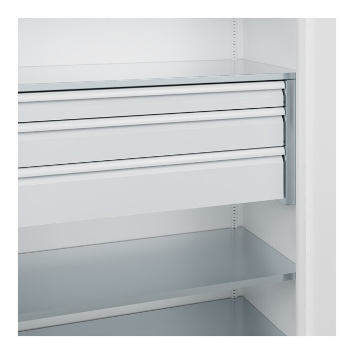 C+P Armoire à charges lourdes Acurado Pro 1950 x 1200 x 600 mm 9016/9016