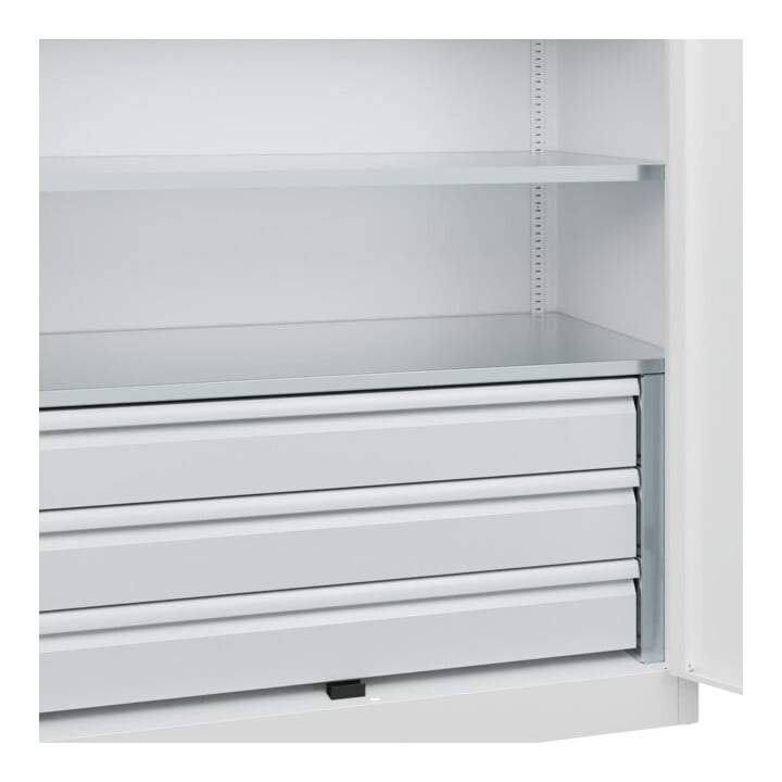 C+P Armoire à charges lourdes Acurado Pro 1950 x 1200 x 600 mm 9016/9016
