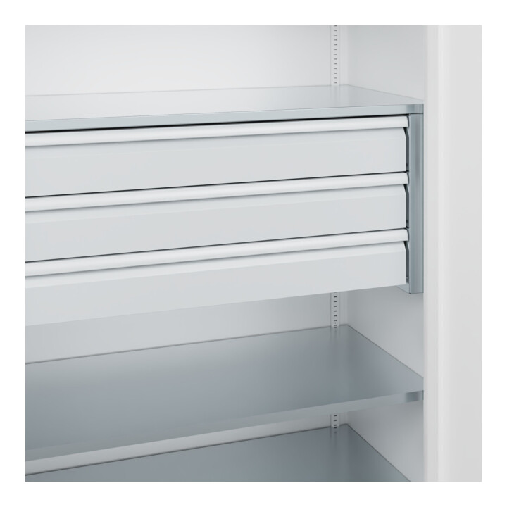 C+P Armoire à charges lourdes Acurado Pro 1950 x 1200 x 600 mm 9016/9016