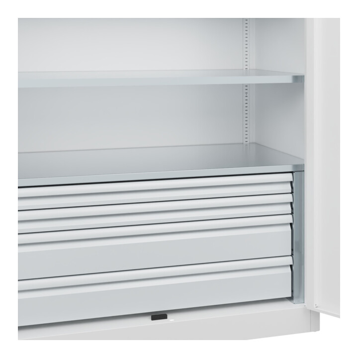 C+P Armoire à charges lourdes Acurado Pro 1950 x 1200 x 600 mm 9016/9016