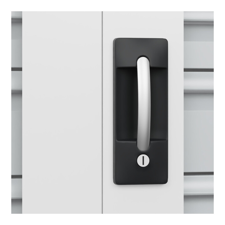 C+P Armoire à charges lourdes Acurado Pro 1950 x 1200 x 600 mm 9016/9016
