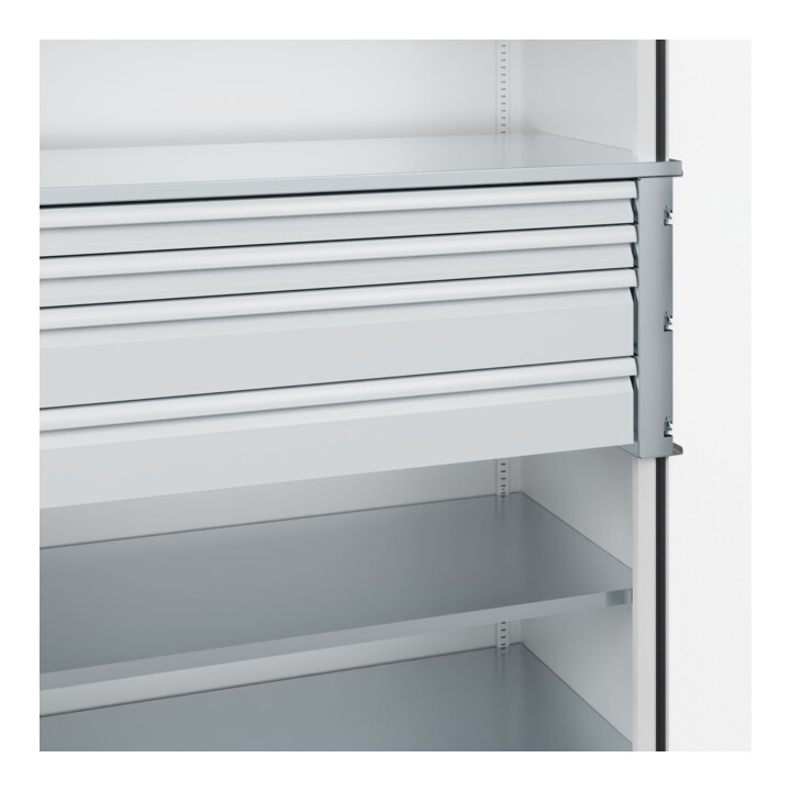 C+P Armoire à charges lourdes Acurado Pro 1950 x 1200 x 600 mm 9016/9016