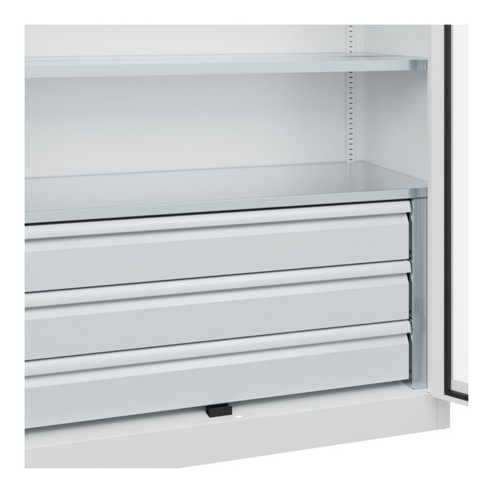 C+P Armoire à charges lourdes Acurado Pro 1950 x 1200 x 600 mm 9016/9016