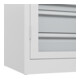 C+P Armoire à charges lourdes Acurado Pro 1950 x 1200 x 600 mm 9016/9016