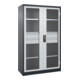 C+P Armoire à charges lourdes Acurado Pro 1950 x 1200 x 600 mm avec tiroirs noir/gris