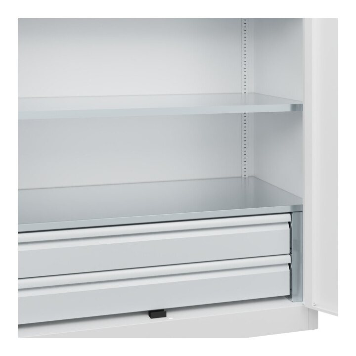 C+P Armoire à charges lourdes Acurado Pro 1950 x 1200 x 600 mm blanc