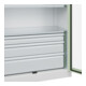 C+P Armoire à charges lourdes Acurado Pro 1950 x 1200 x 600 mm blanc/blanc-vert