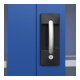 C+P Armoire à charges lourdes Acurado Pro 1950 × 1200 × 600 mm bleu