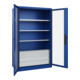 C+P Armoire à charges lourdes Acurado Pro 1950 × 1200 × 600 mm bleu