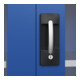C+P Armoire à charges lourdes Acurado Pro 1950 × 1200 × 600 mm bleu