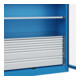 C+P Armoire à charges lourdes Acurado Pro 1950 x 1200 x 600 mm Bleu clair