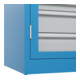 C+P Armoire à charges lourdes Acurado Pro 1950 x 1200 x 600 mm Bleu clair