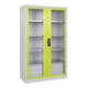 C+P Armoire à charges lourdes Acurado Pro 1950 x 1200 x 600 mm gris clair/vert couronne