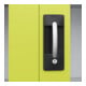 C+P Armoire à charges lourdes Acurado Pro 1950 x 1200 x 600 mm gris clair/vert couronne