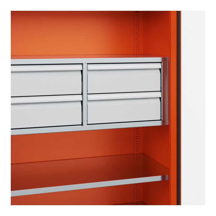 C+P Armoire à charges lourdes Acurado Pro avec tiroirs 1950 x 1000 x 500 mm 2004/2004