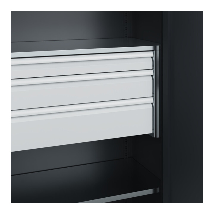 C+P Armoire à charges lourdes Acurado Pro avec tiroirs 1950 × 1000 × 500 mm 7021/7021
