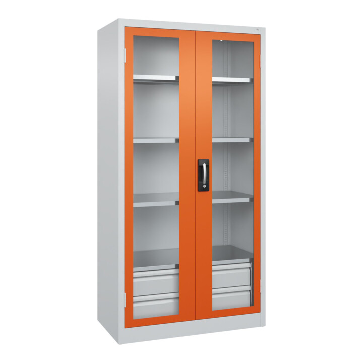 C+P Armoire à charges lourdes Acurado Pro avec tiroirs 1950 x 1000 x 500 mm 7035/2004