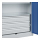 C+P Armoire à charges lourdes Acurado Pro avec tiroirs 1950 × 1000 × 500 mm 7035/5023