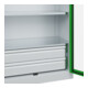 C+P Armoire à charges lourdes Acurado Pro avec tiroirs 1950 × 1000 × 500 mm 7035/6037