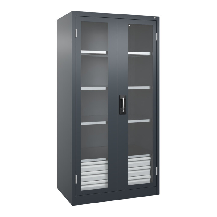C+P Armoire à charges lourdes Acurado Pro avec tiroirs 1950 x 1000 x 600 mm 7016/7016