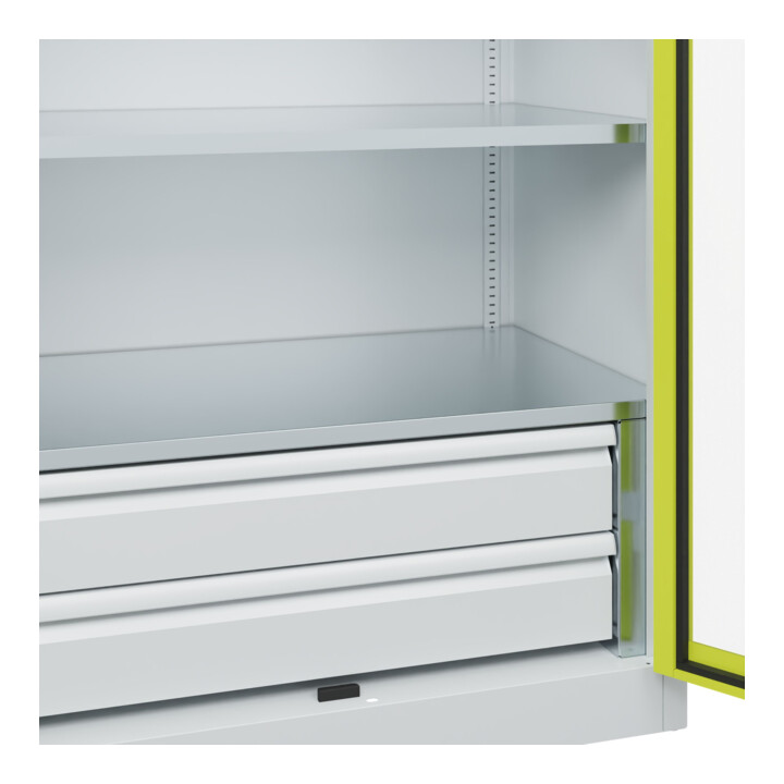 C+P Armoire à charges lourdes Acurado Pro avec tiroirs 1950 × 1000 × 600 mm