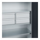 C+P Armoire à charges lourdes Acurado Pro avec tiroirs 1950 × 1200 × 500 mm 7035/7016