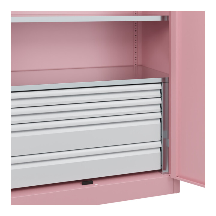 C+P Armoire à charges lourdes avec tiroirs Acurado Pro 1950 × 1000 × 500 mm 3015/3015